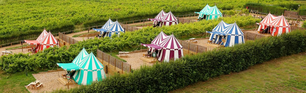 Leeds Castle Knights Glamping Hotel Exterior foto